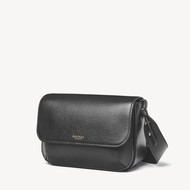 Ella Grande Crossbody Black Pebble