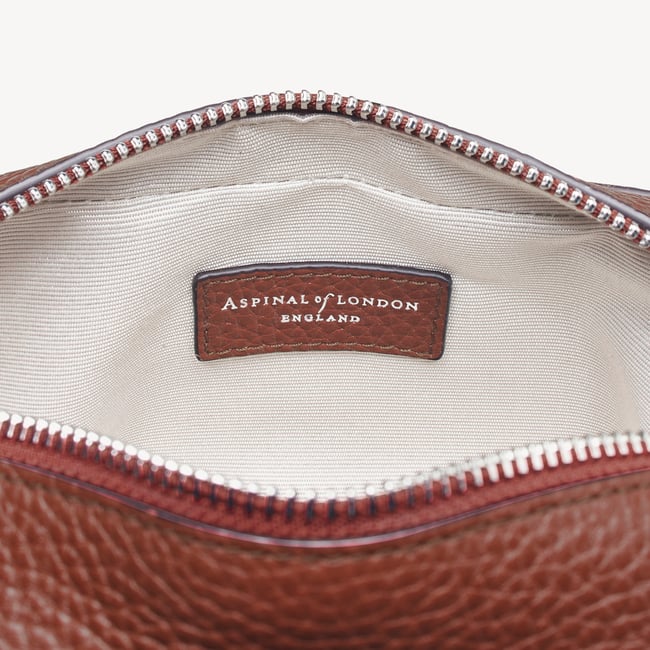 Camera Crossbody Merlot Pebble