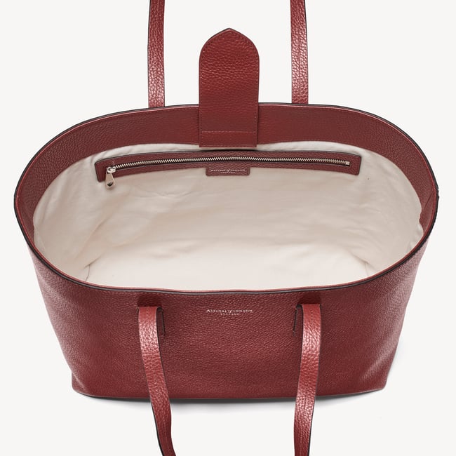 East West Tote Merlot Pebble
