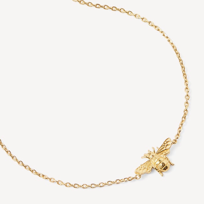 Bee Bracelet 18ct Gold Vermeil