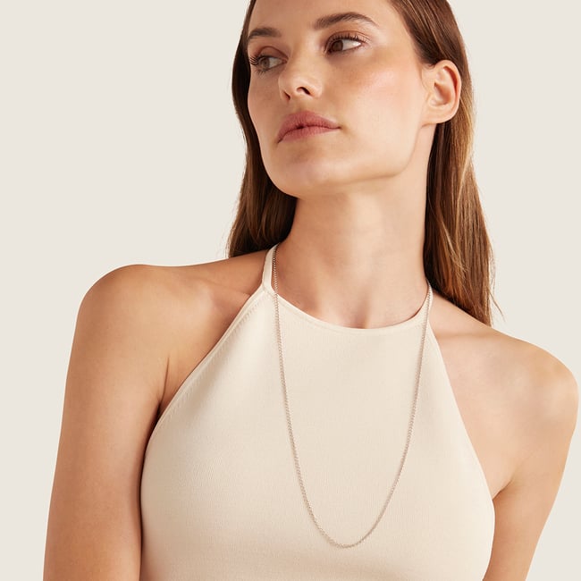 31-inch Rolo Chain Necklace Sterling Silver 925