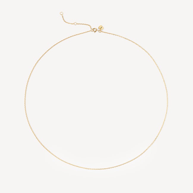 16-inch Cable Chain Necklace 18ct Gold Vermeil