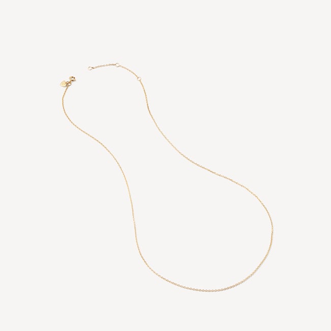 16-inch Cable Chain Necklace 18ct Gold Vermeil