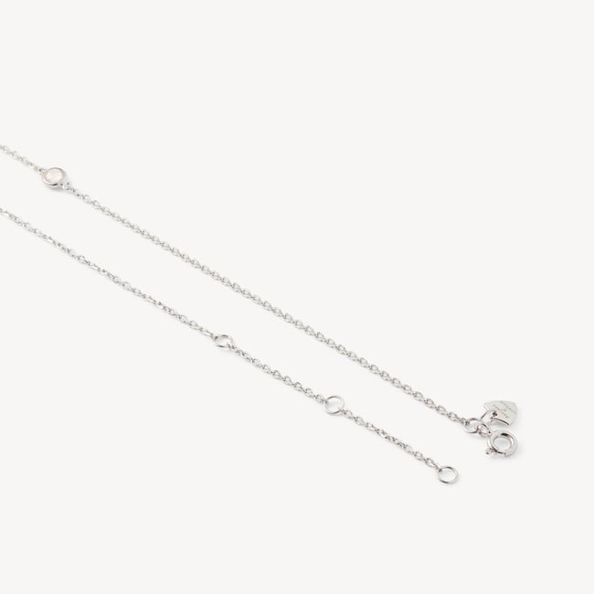 Gemstone Necklace Rose Quartz & Sterling Silver 925