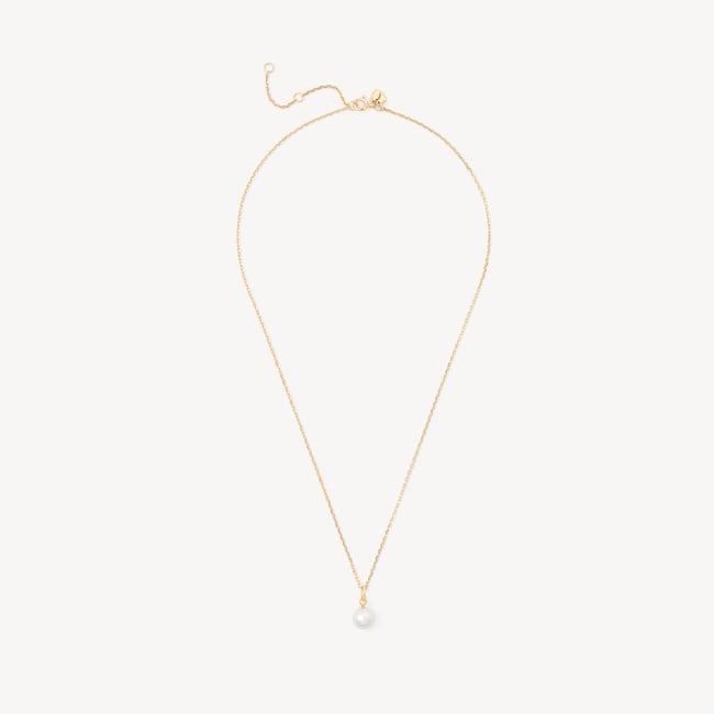 Pearl Pendant Necklace Freshwater Pearl & 18ct Gold Vermeil