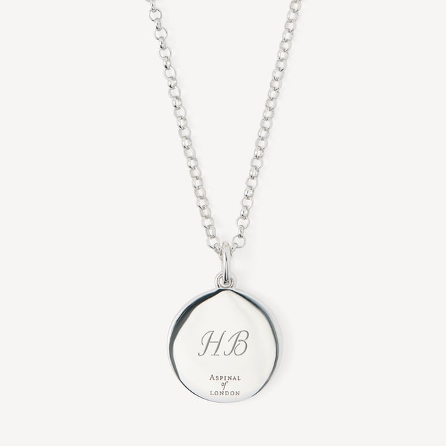 St Christopher Charm Necklace Sterling Silver 925