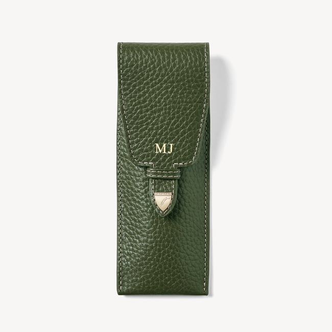 Pen Case Racing Green Pebble