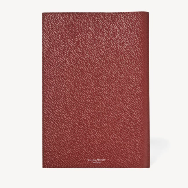 A4 Refillable Journal Merlot Pebble