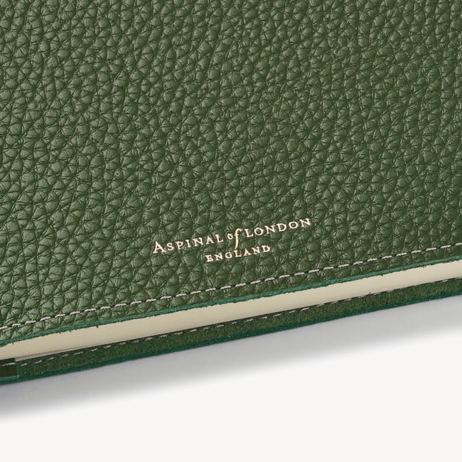 A4 Refillable Journal Racing Green Pebble