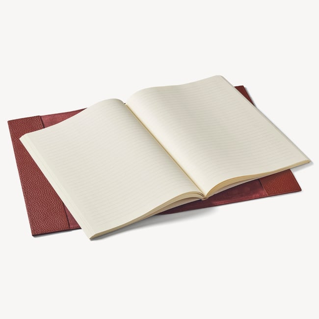 A4 Refillable Journal Merlot Pebble