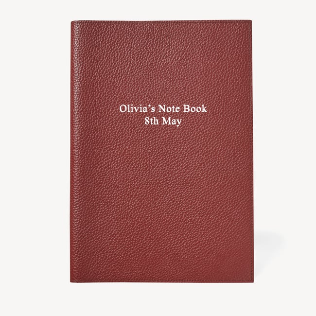A4 Refillable Journal Merlot Pebble