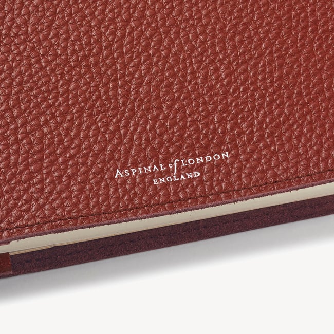 A4 Refillable Journal Merlot Pebble