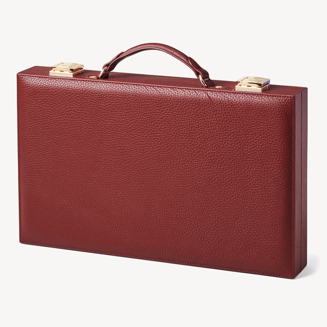 15-inch Backgammon Set Merlot Pebble