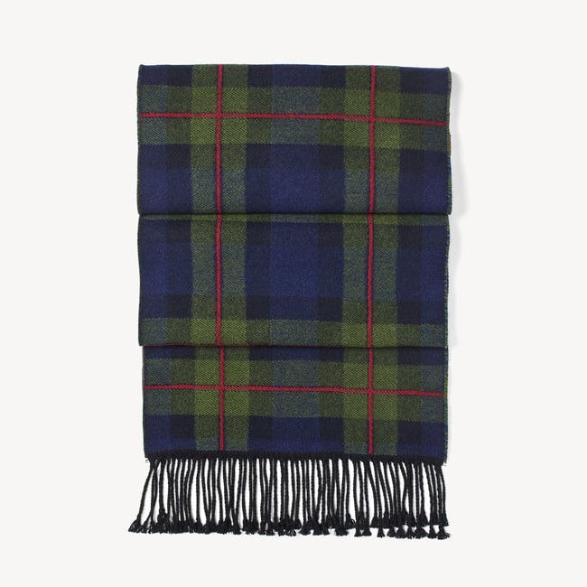 Premium Merino Wool Oversized Scarf House of Aspinal Tartan