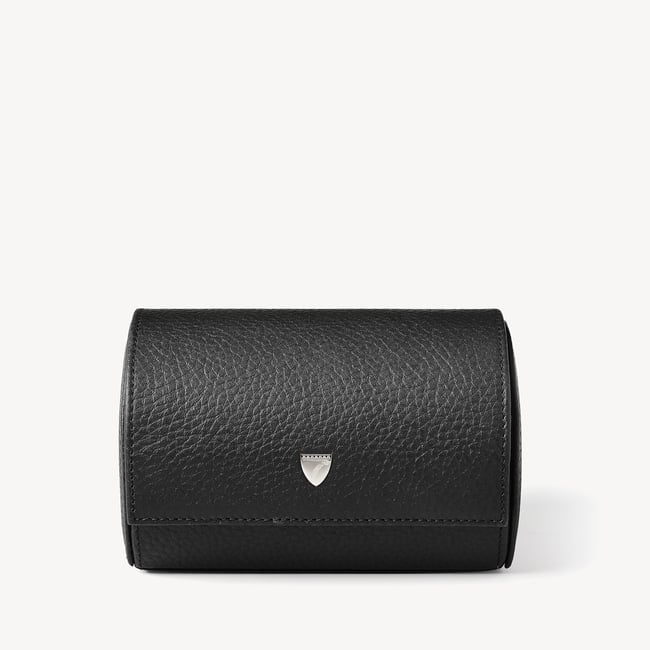 Double Watch Roll Black Pebble