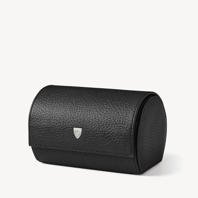Double Watch Roll Black Pebble