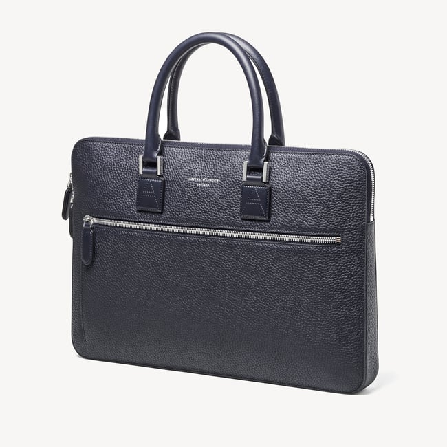 Connaught Folio Navy Pebble