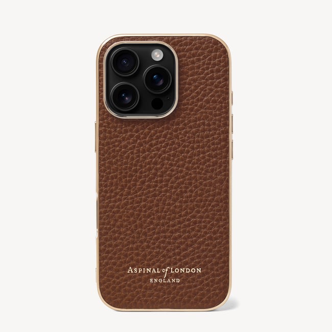 iPhone 16 Pro Case Tobacco Pebble