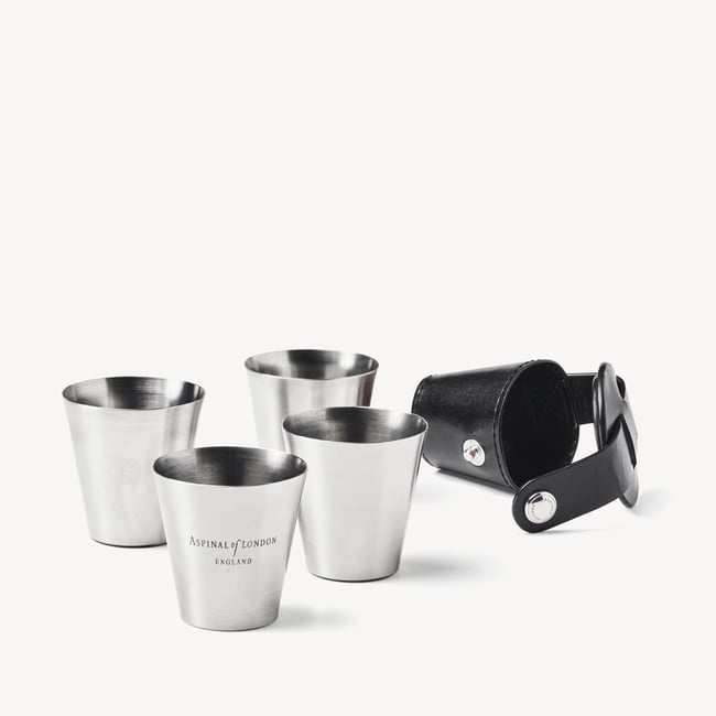 Shot Cups Smooth Black