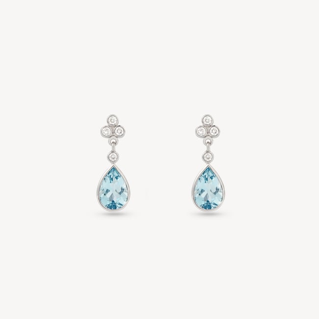 Aphrodite Teardrop Earrings 0.20ct Diamond