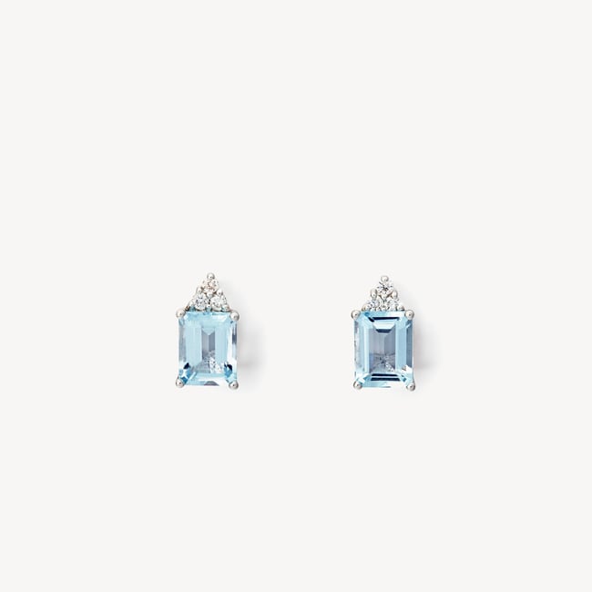 Iris Stud Earrings 0.10ct Diamond