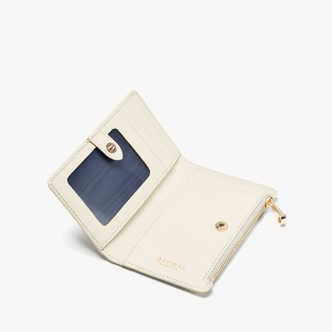 Mayfair® Coin & Card Wallet Ivory Patent Croc