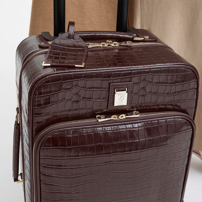 Connaught Cabin Case Deep Shine Amazon Brown Croc