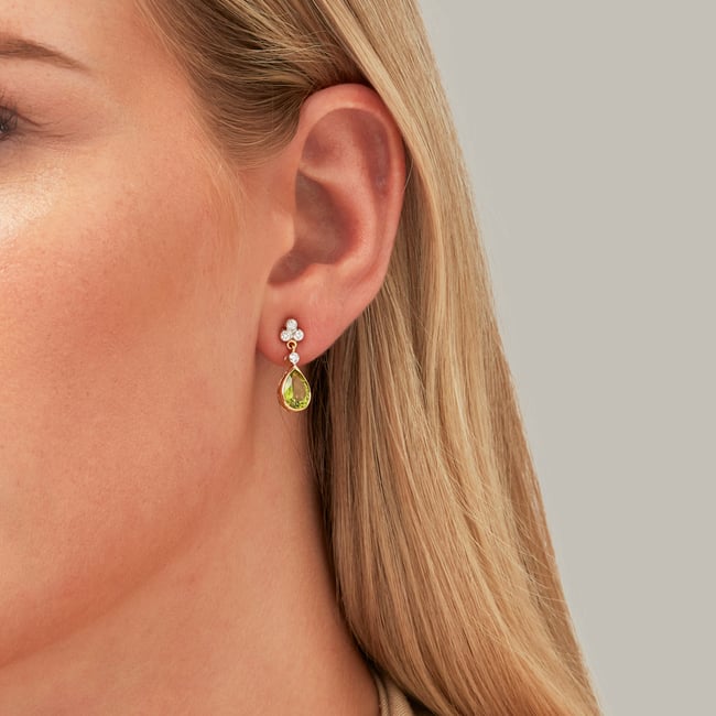 Aphrodite Teardrop Earrings 0.20ct Diamond