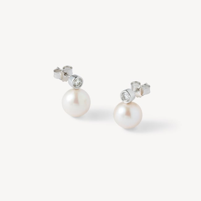Bridal March Stud Earrings 0.30ct Diamond
