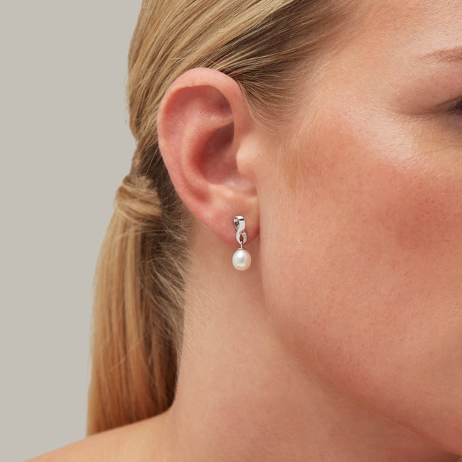 Solstice Earrings 0.03ct Diamond