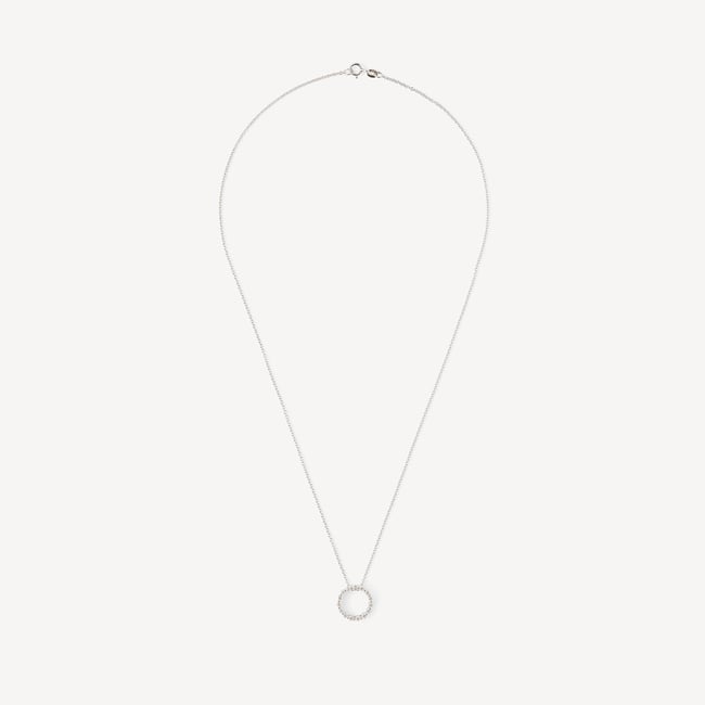 Circle of Life Pendant Necklace 0.38ct Diamond