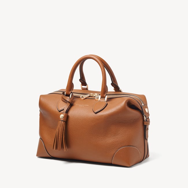 Hudson Midi Tan Milled Pebble