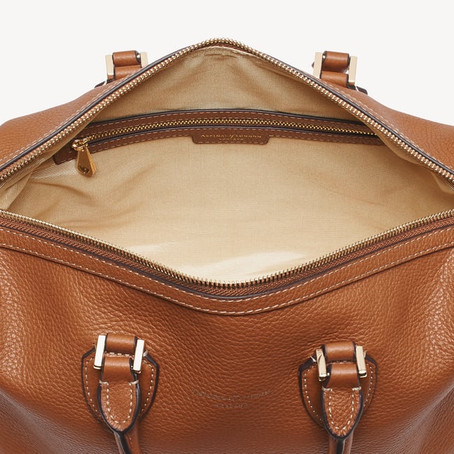 Hudson Midi Tan Milled Pebble