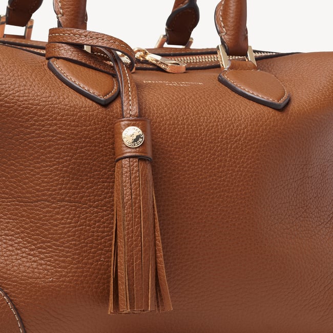 Hudson Midi Tan Milled Pebble