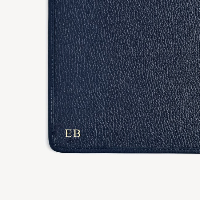 Desk Set Collection Navy Pebble
