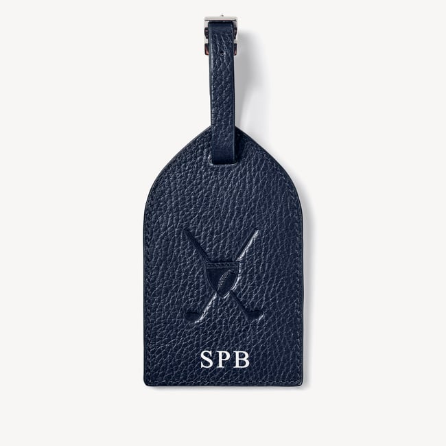 Golf Tee Holder Navy Pebble