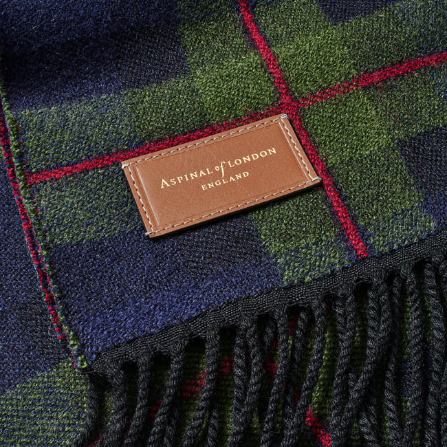 Merino Wool Tartan Throw House of Aspinal Tartan