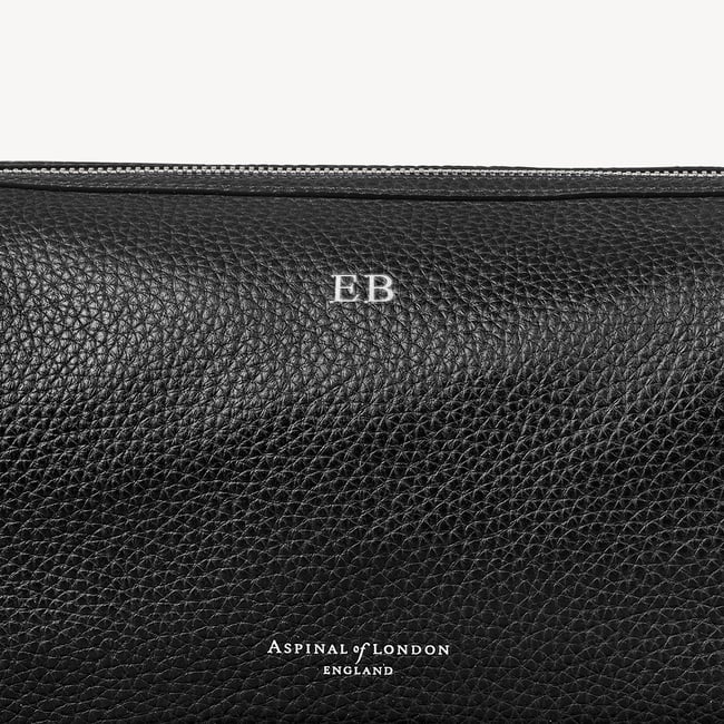 Reporter Wash Bag Black Pebble