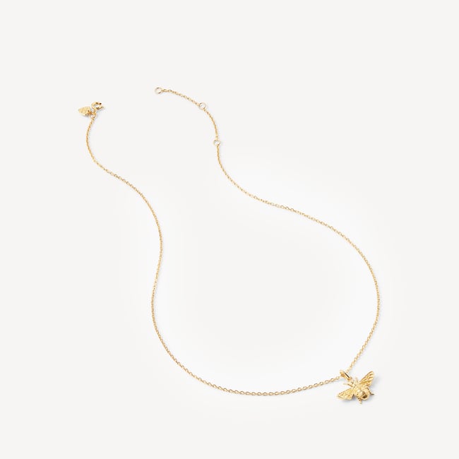 Bee Necklace, Bracelet & Earrings Set 18ct Gold Vermeil