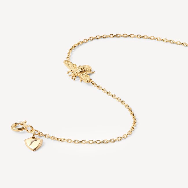 Bee Necklace, Bracelet & Earrings Set 18ct Gold Vermeil