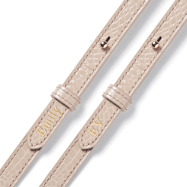 Mayfair® Soft Taupe Patent Croc