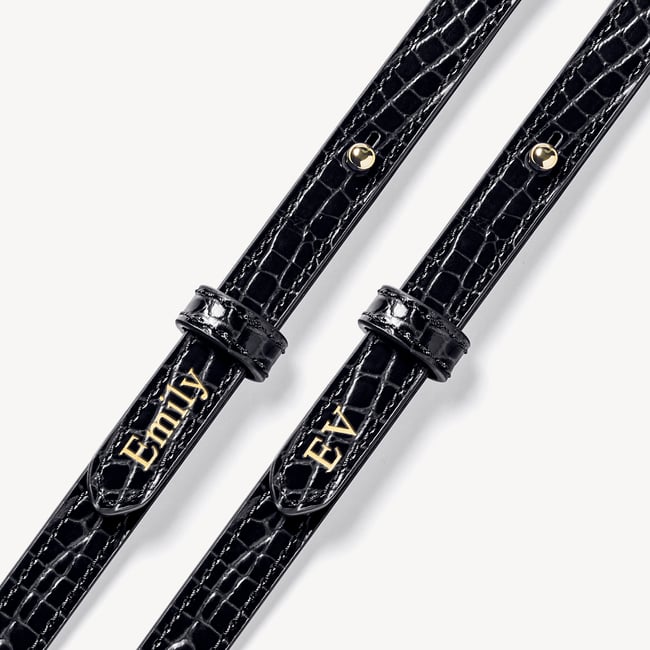 Mayfair® Black Patent Croc