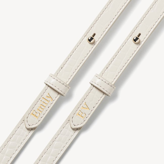 Mayfair® Ivory Patent Croc