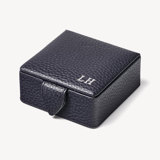 Stud Box Navy Pebble