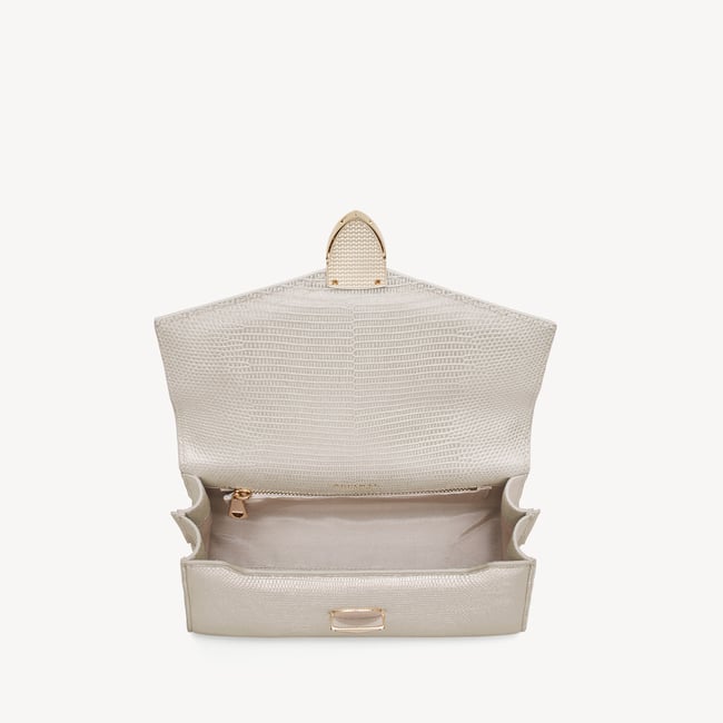 Midi Mayfair® 2 White Metallic Lizard