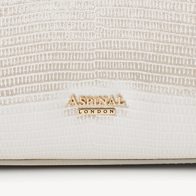 Midi Mayfair® 2 White Metallic Lizard