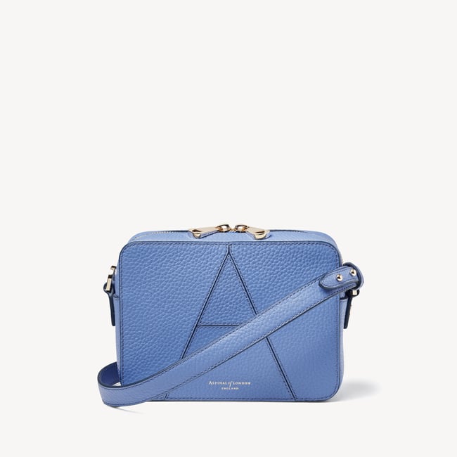 Camera Crossbody Capri Blue Pebble