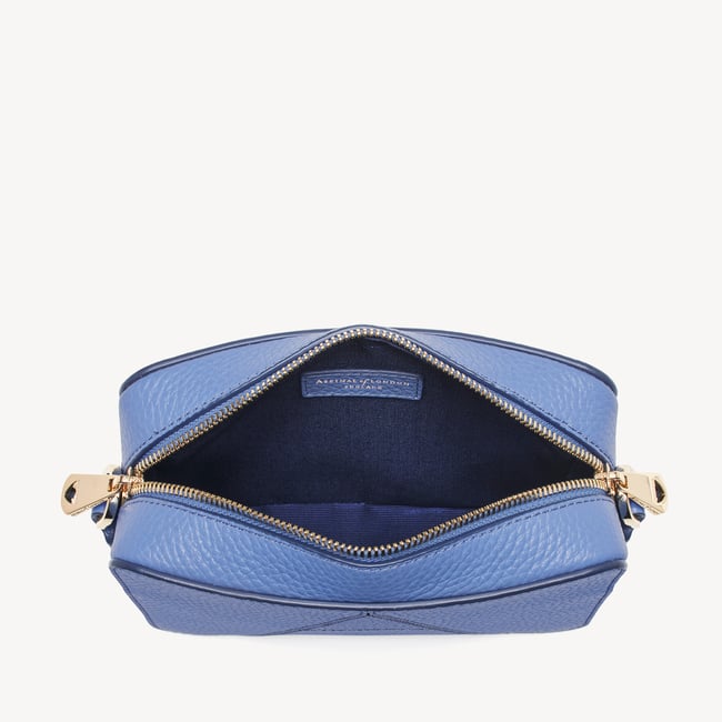 Camera Crossbody Capri Blue Pebble