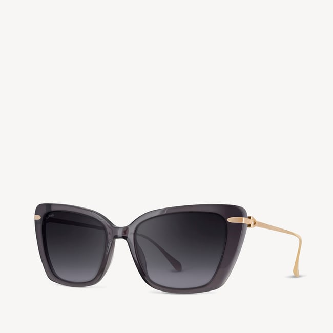 Resort Cat-Eye Sunglasses Storm Grey Crystal