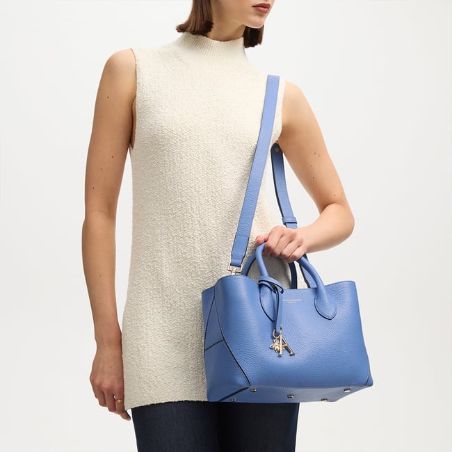 Midi London Tote Capri Blue Pebble